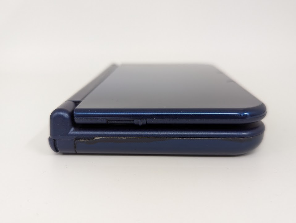 B327 Nintendo new 3DS LL XL console Metallic Blue Japan w/pen fx