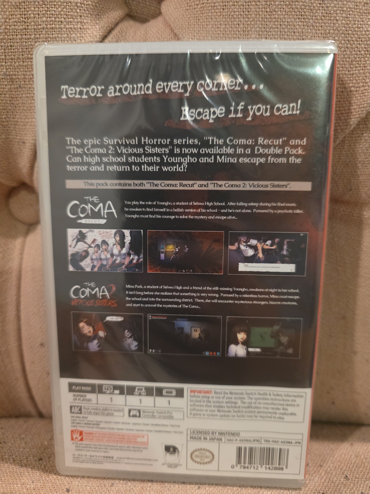 The Coma: Double Cut (Multi-Language) Switch Brand New Game (2020 Survival)