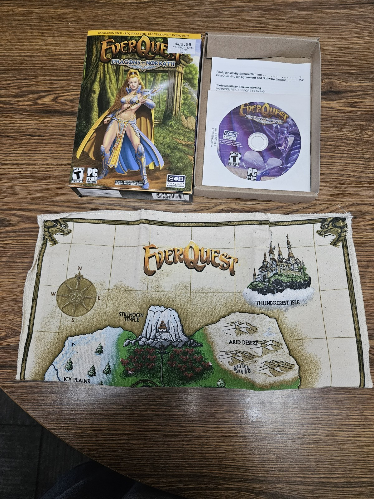 EverQuest PC Games Extreme Lot of 15 games MOST with all inserts and maps