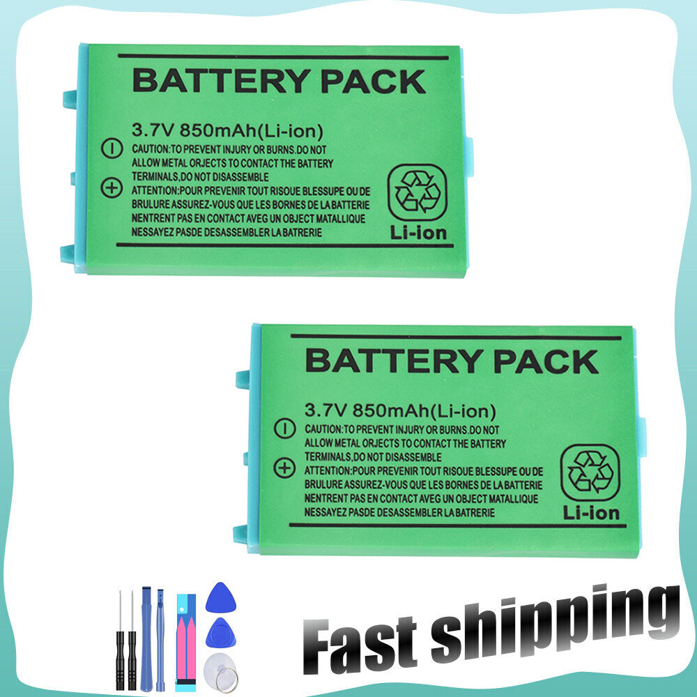 2 PCS Battery for Nintendo Game Boy Advanced SP GBA BT-M12 AGS-001 AGS-003