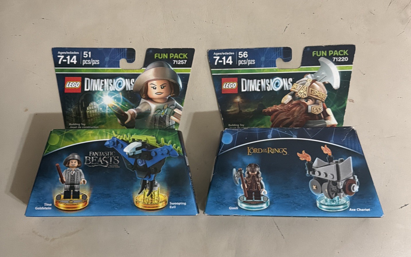 LEGO Dimensions Fantastic Beast 71257 Lord Of The Rings 71220 NEW!!!