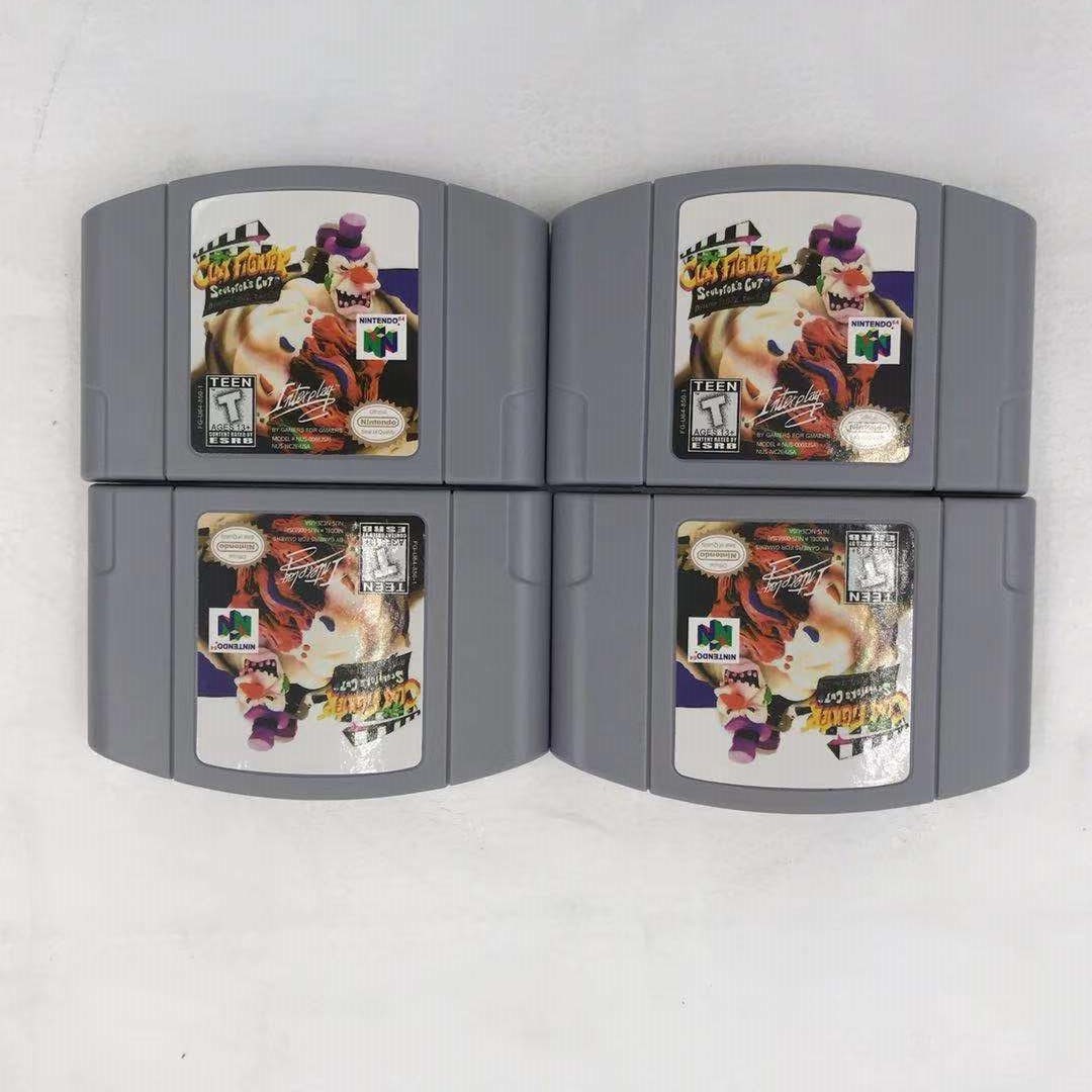 Vedio Games Clay Fighter -sculptors Cut 64 N64 For Nintendo 64 us shipping