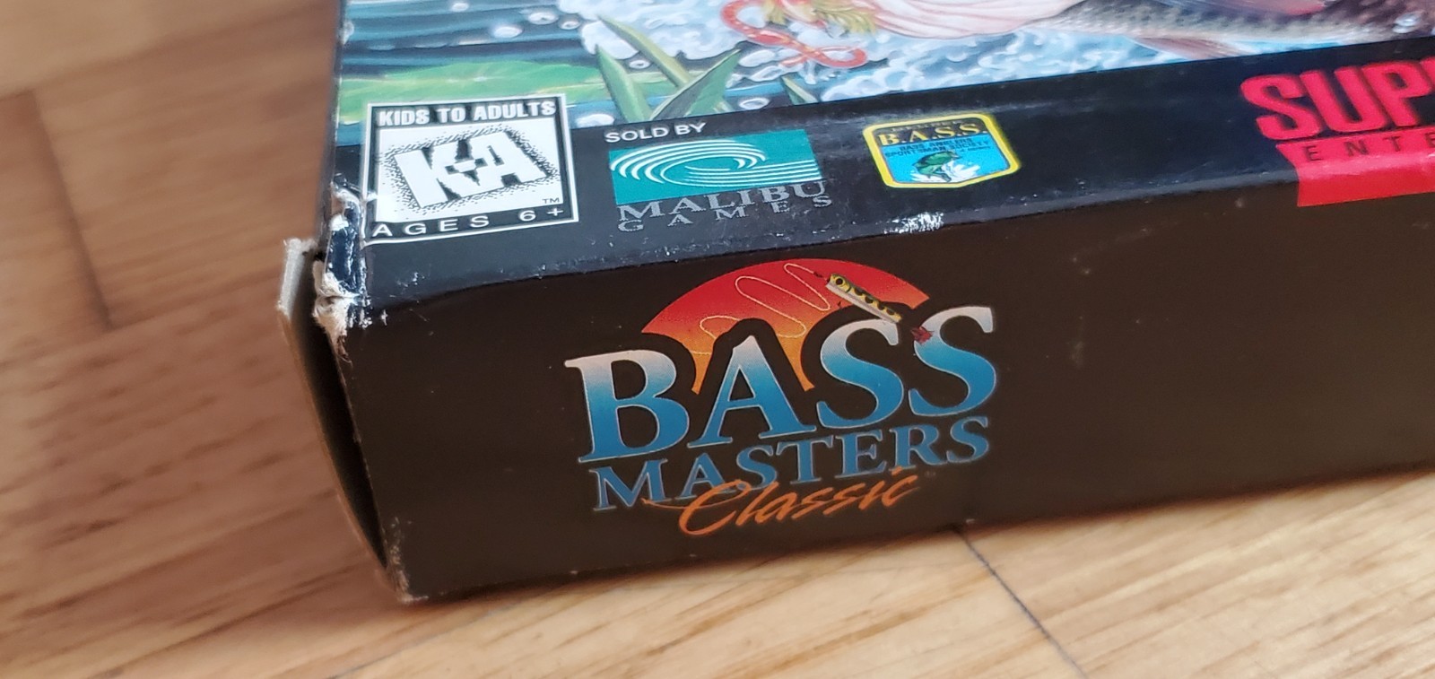 Bass Masters Classic Super Nintendo SNES Complete in Box CIB Manual & Inserts !!
