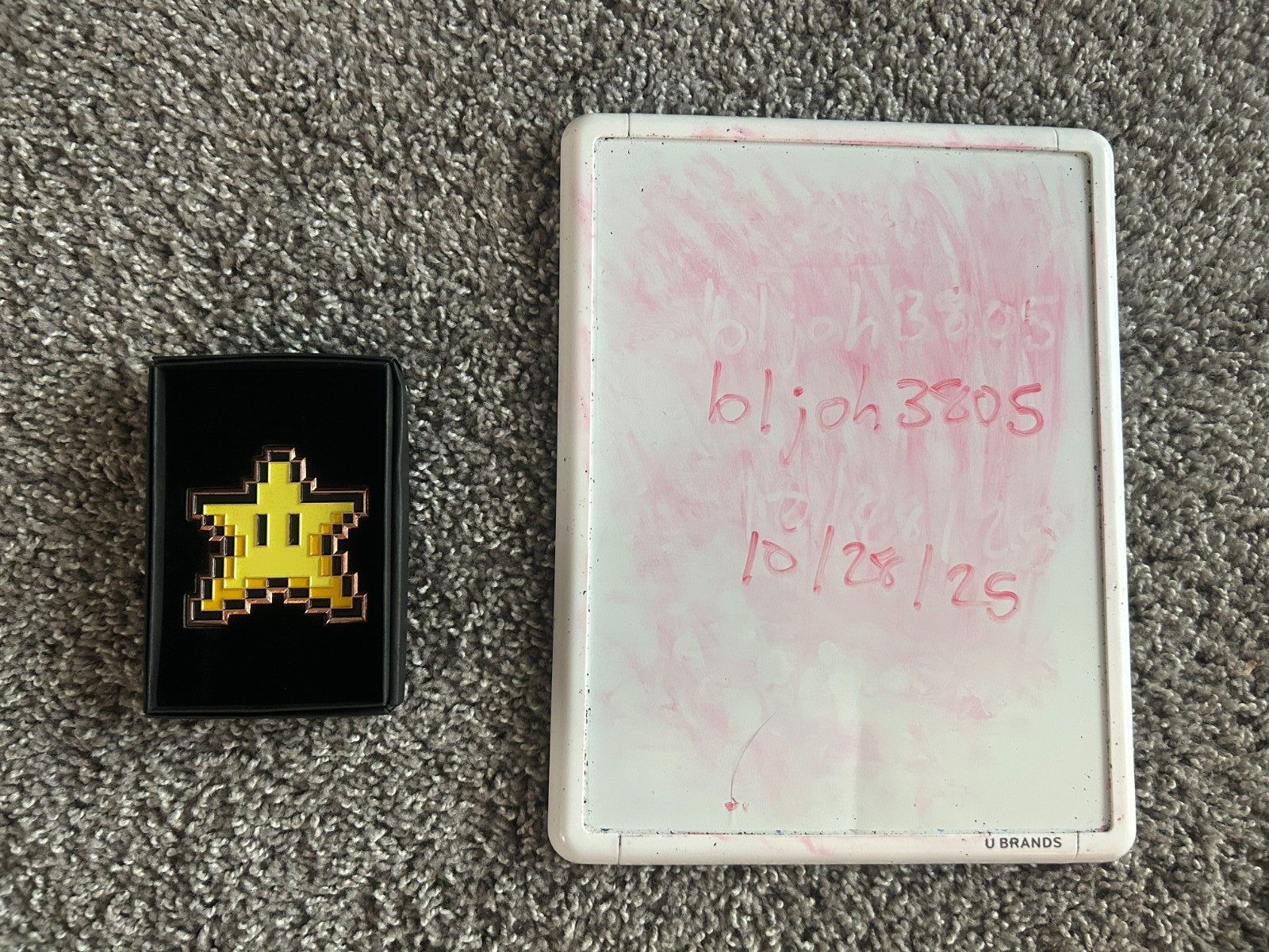 8-bit Super Power Star Memento Paperweight Exclusive by Rare Toynk – Open box