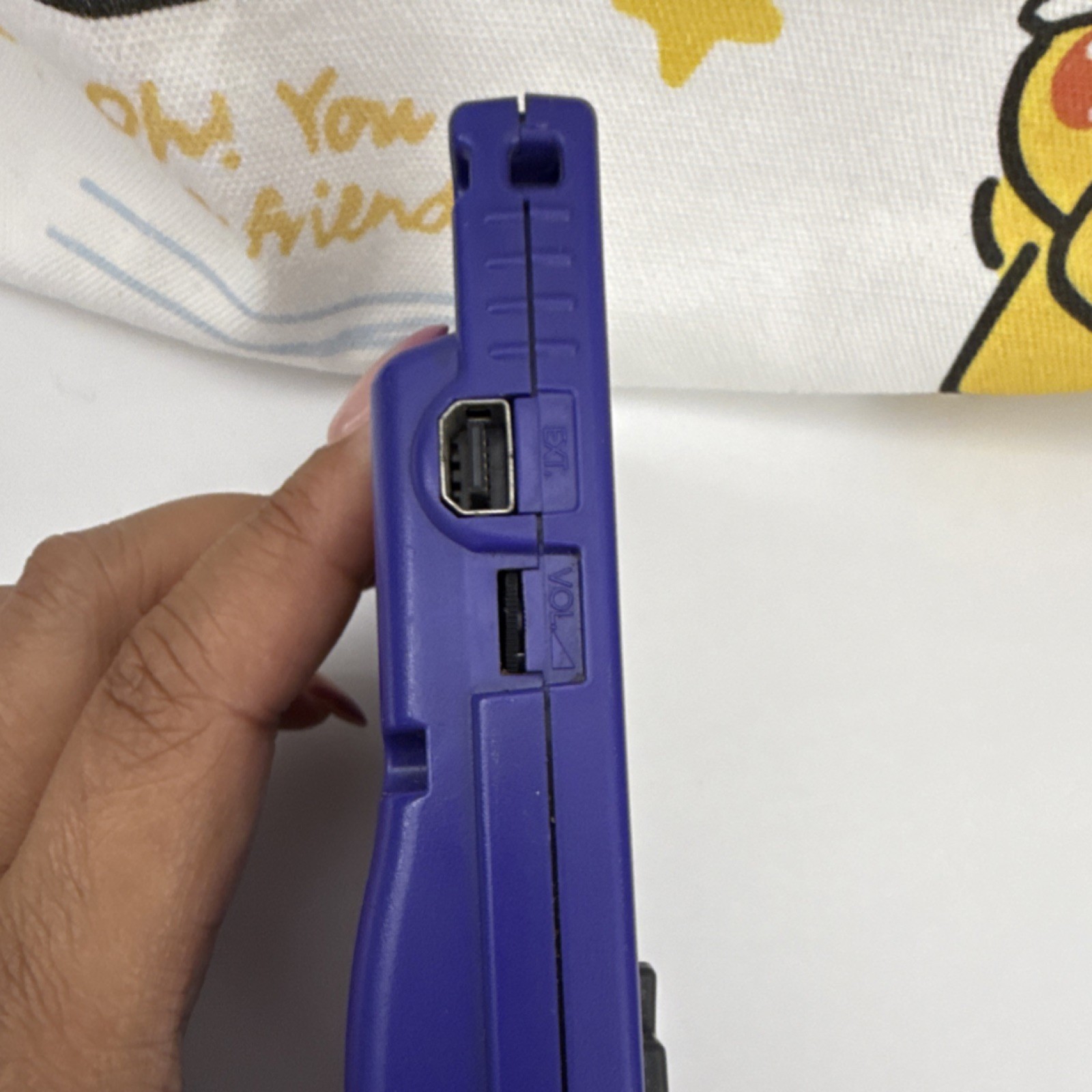 Nintendo Game Boy Color CGB-001 Purple Handheld System Battery Powered