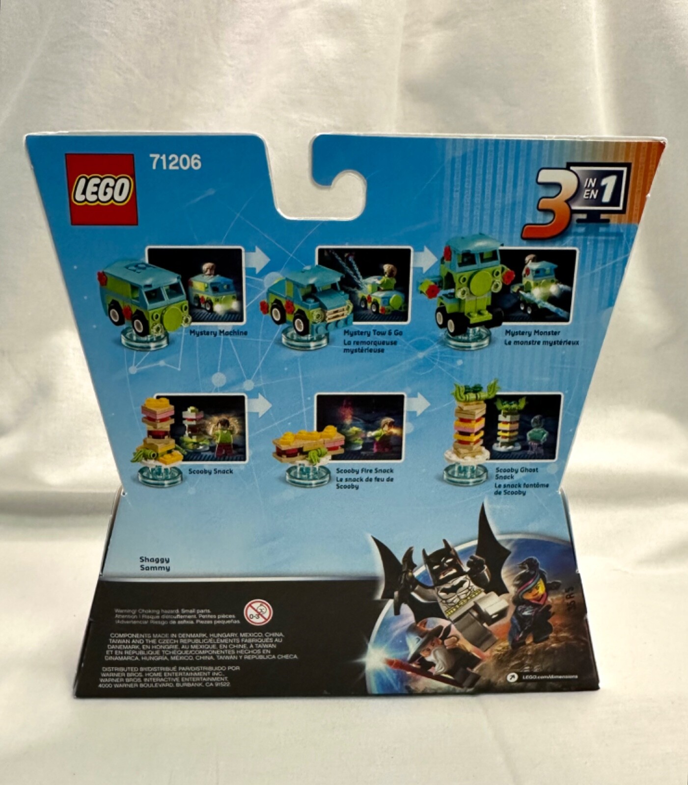 Lego Dimensions Scooby Doo Team Pack Shaggy Scooby Snack Mystery Machine 71206