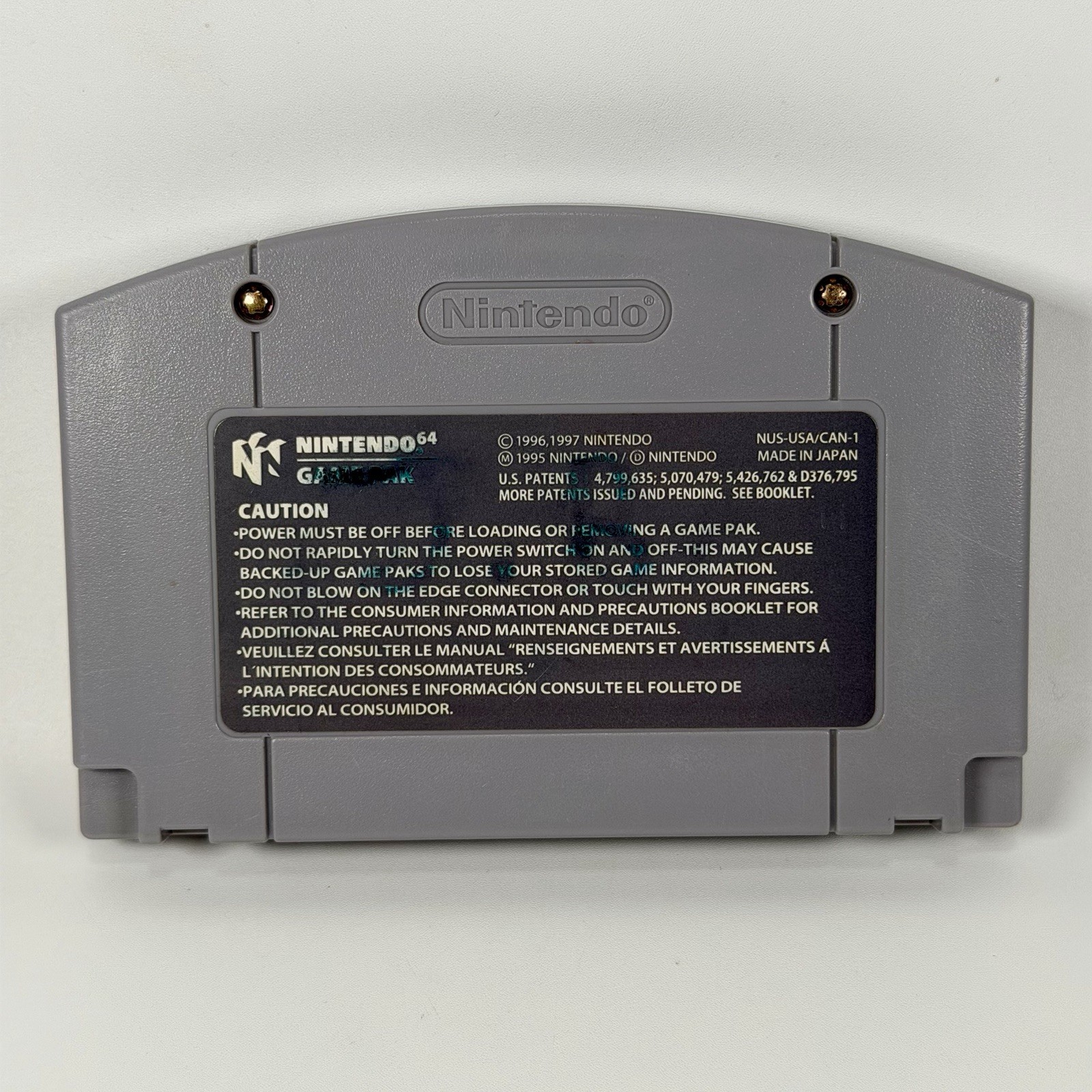 Super Mario 64 Nintendo 64 N64 Authentic W/ Players Guide Offer Flyer GP-NUS-USA