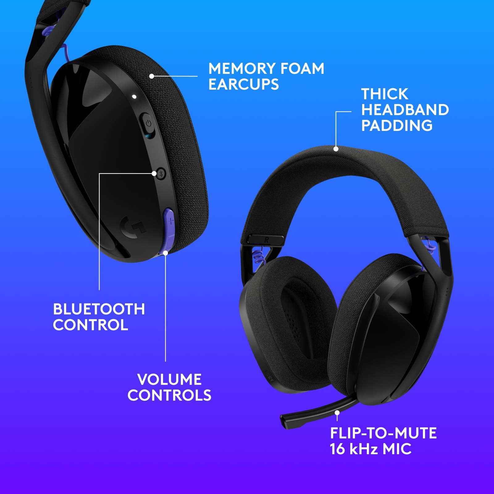 HEADSET PC-G321 LIGHTSPEED-BLACK-2.4GHZ/BT-N/A-AMR-403