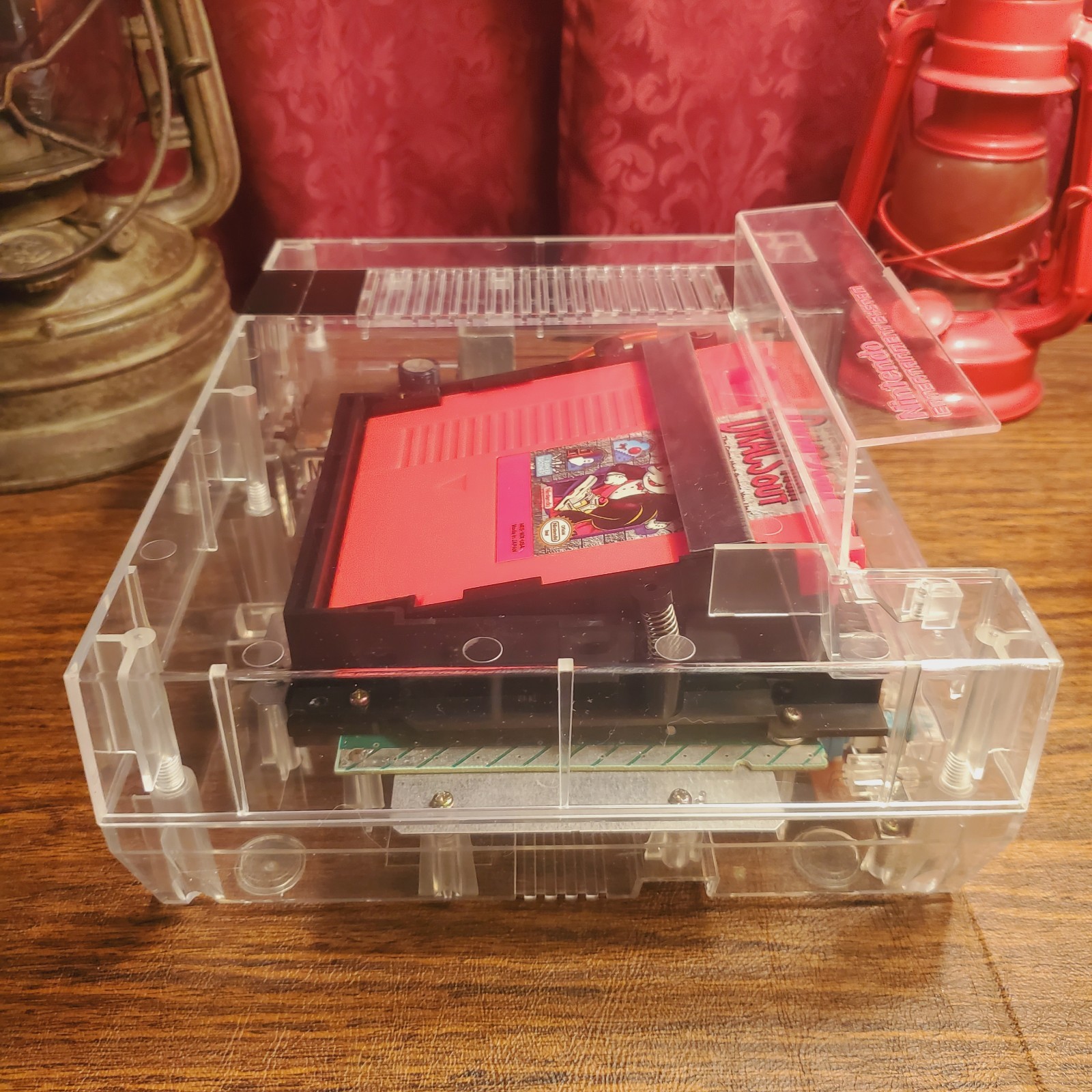 New Replacement Shell Case for NES TRANSPARENT CLEAR See Through ABS -SHELL ONLY