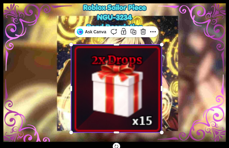 [💎] Roblox Sailor Piece | 2x Drop Gamepass + Bonus | Fast & Easy [💎]