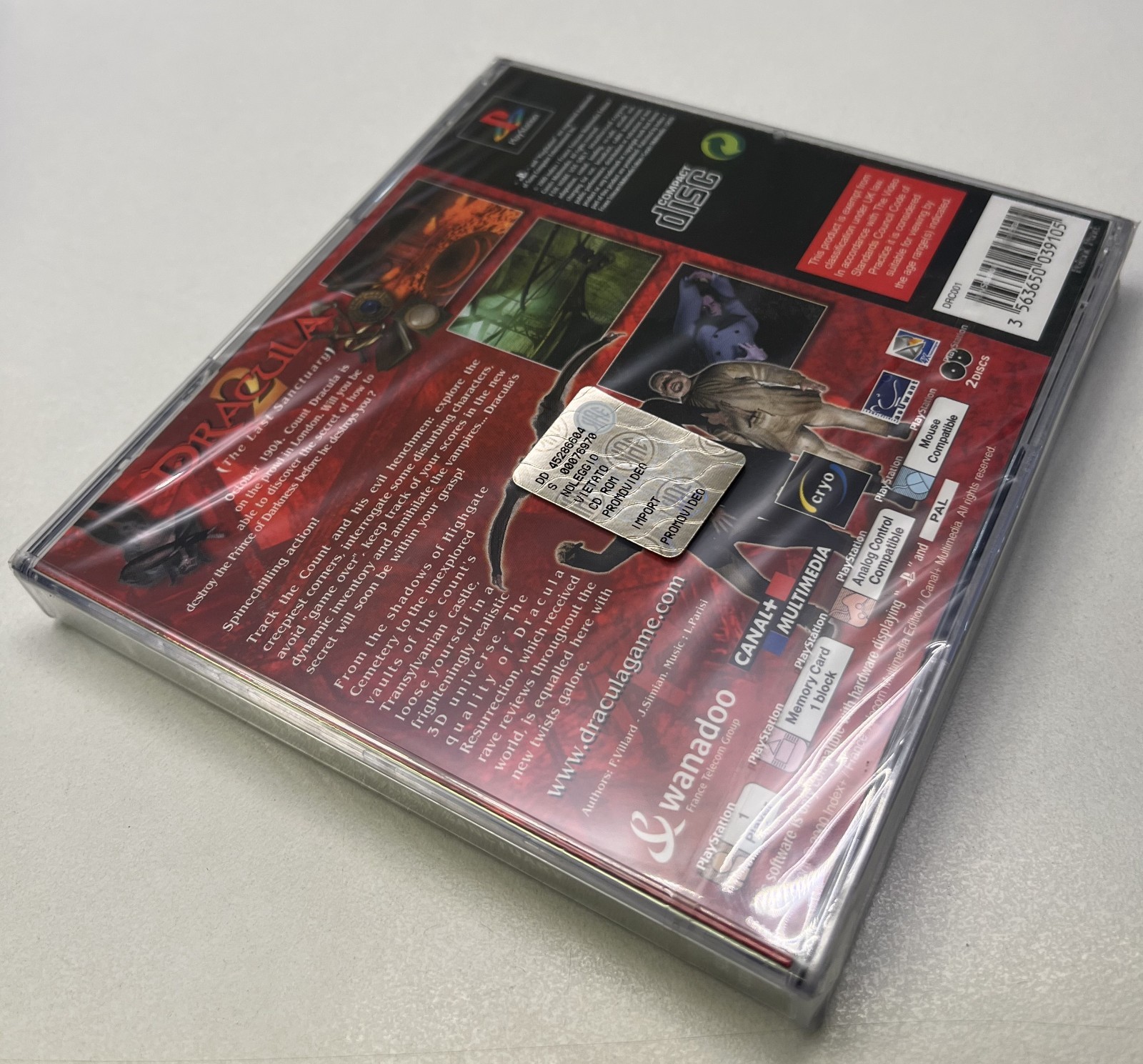 DRACULA 2 THE LAST SANCTUARY PLAYSTATION PS1 PAL NEW FACTORY SEALED 2000
