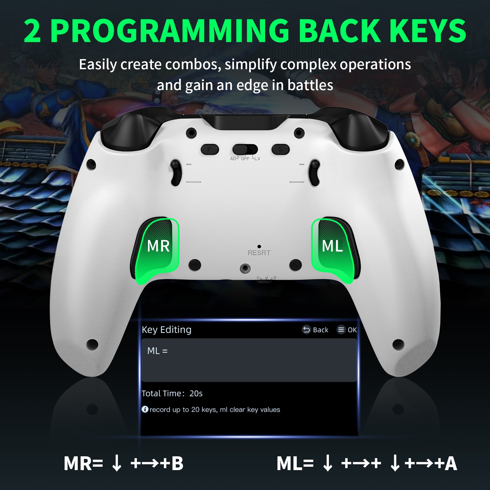 Wireless Gaming Controller with Interactive Screen for PC/PS3/Switch 2 1/Android