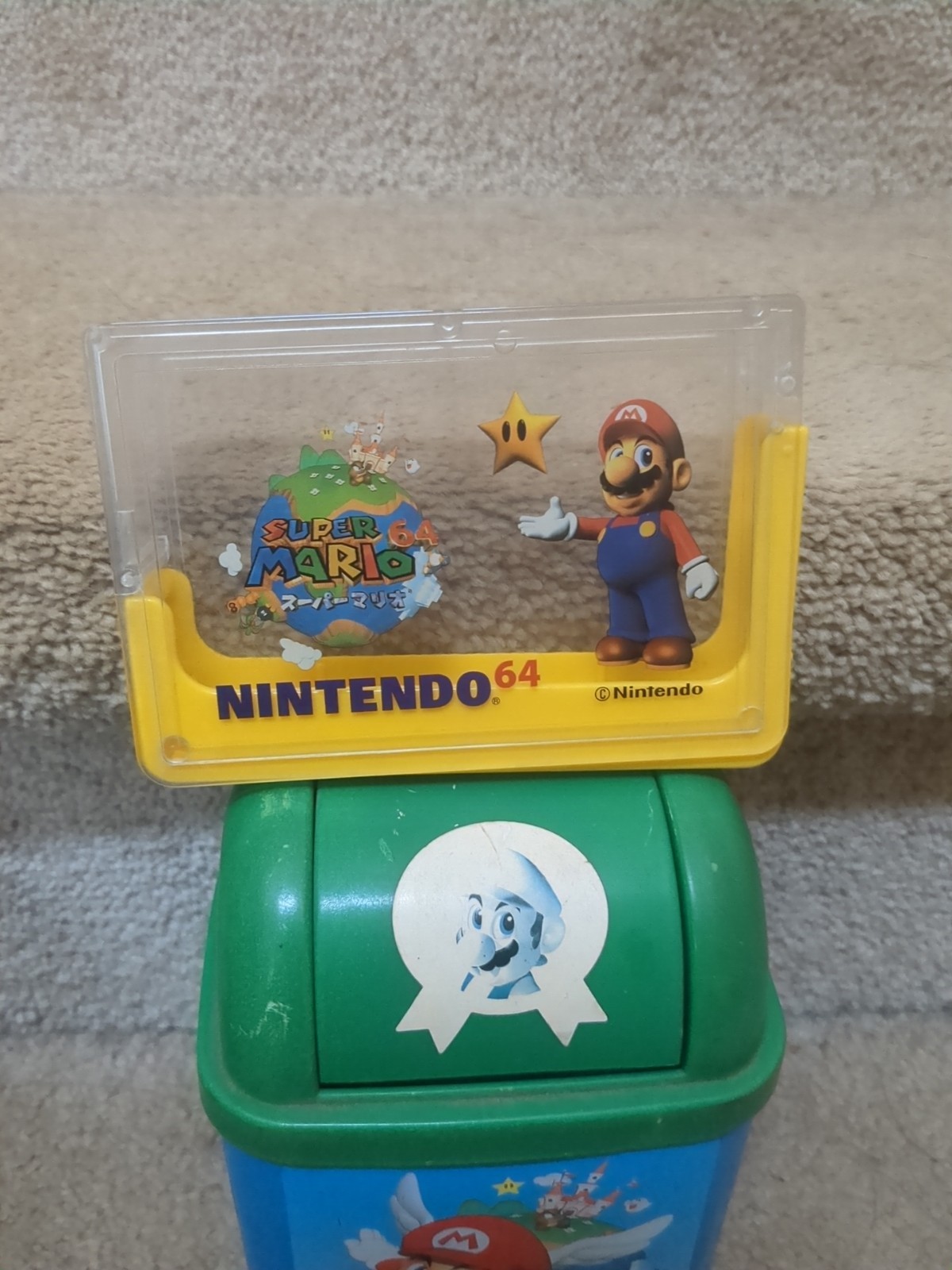 SUPER MARIO 64 Prizes Rare Japan Toys Promo Pins Rare N64 Metal Figures COMPLETE