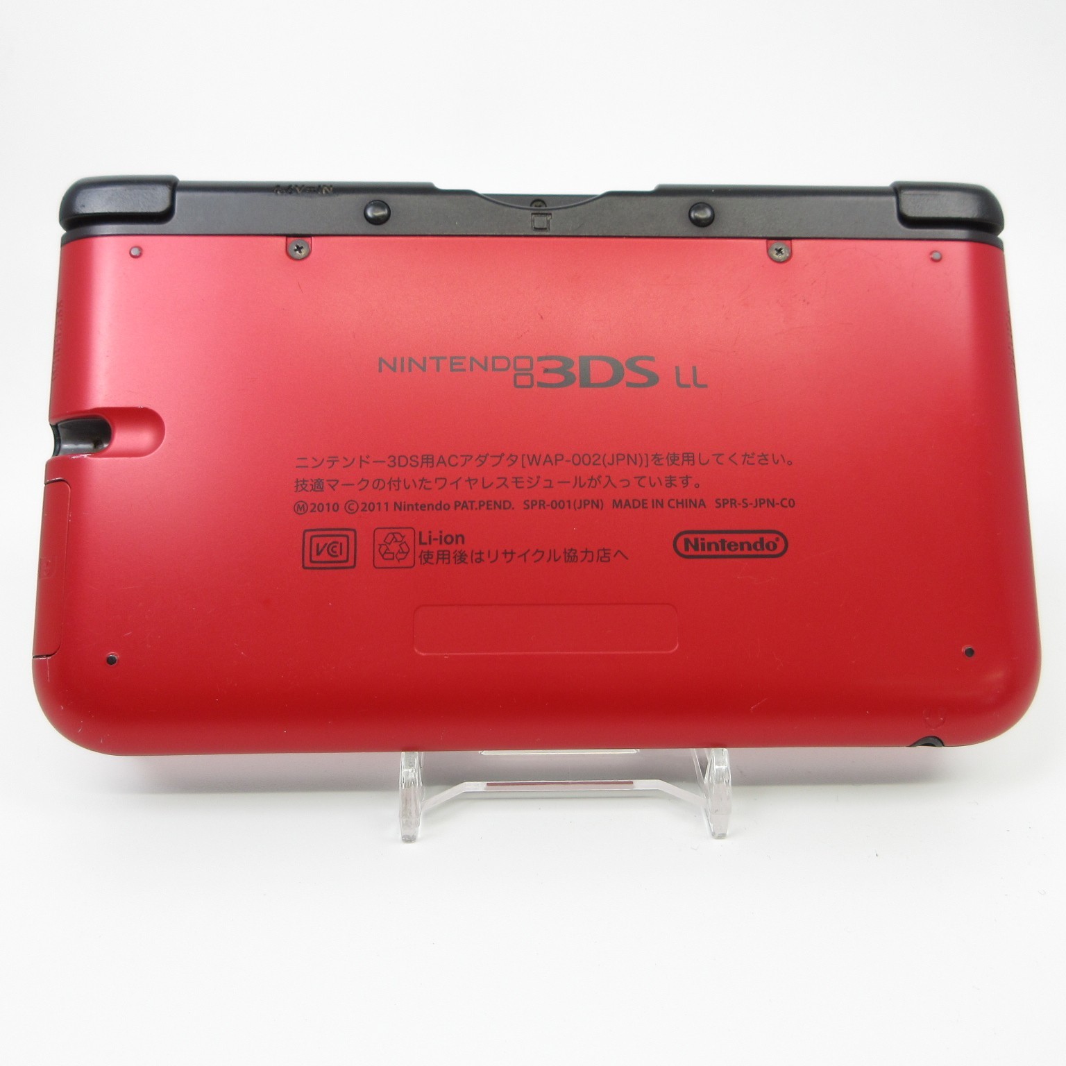 【Very Good】Nintendo 3DS LL XL Red x Black Console ONLY Japanese Edition #TOY08/0