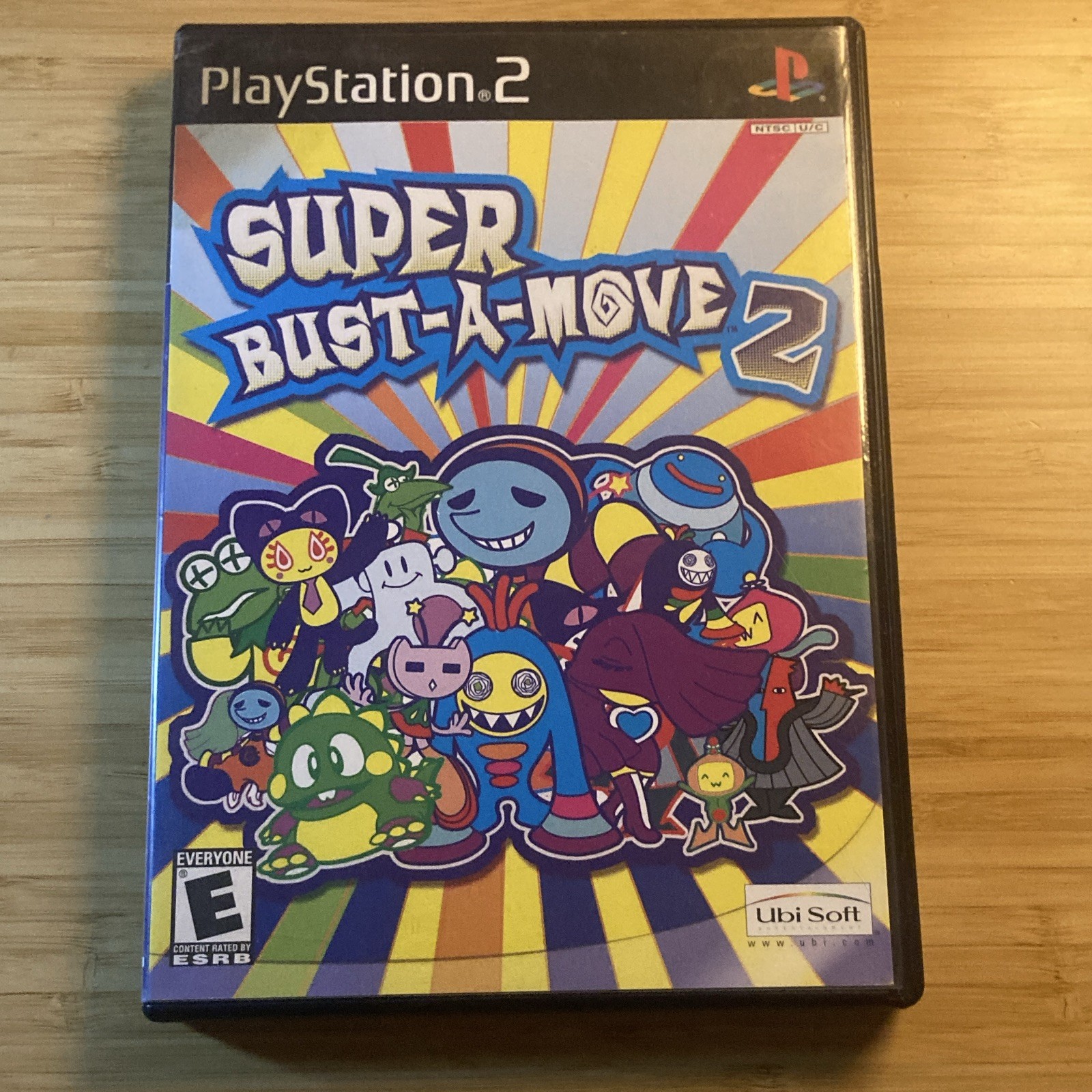 Ubisoft Super Bust-A-Move 2 PS2 2002 w/ Manual, NTSC-U/C E Puzzle