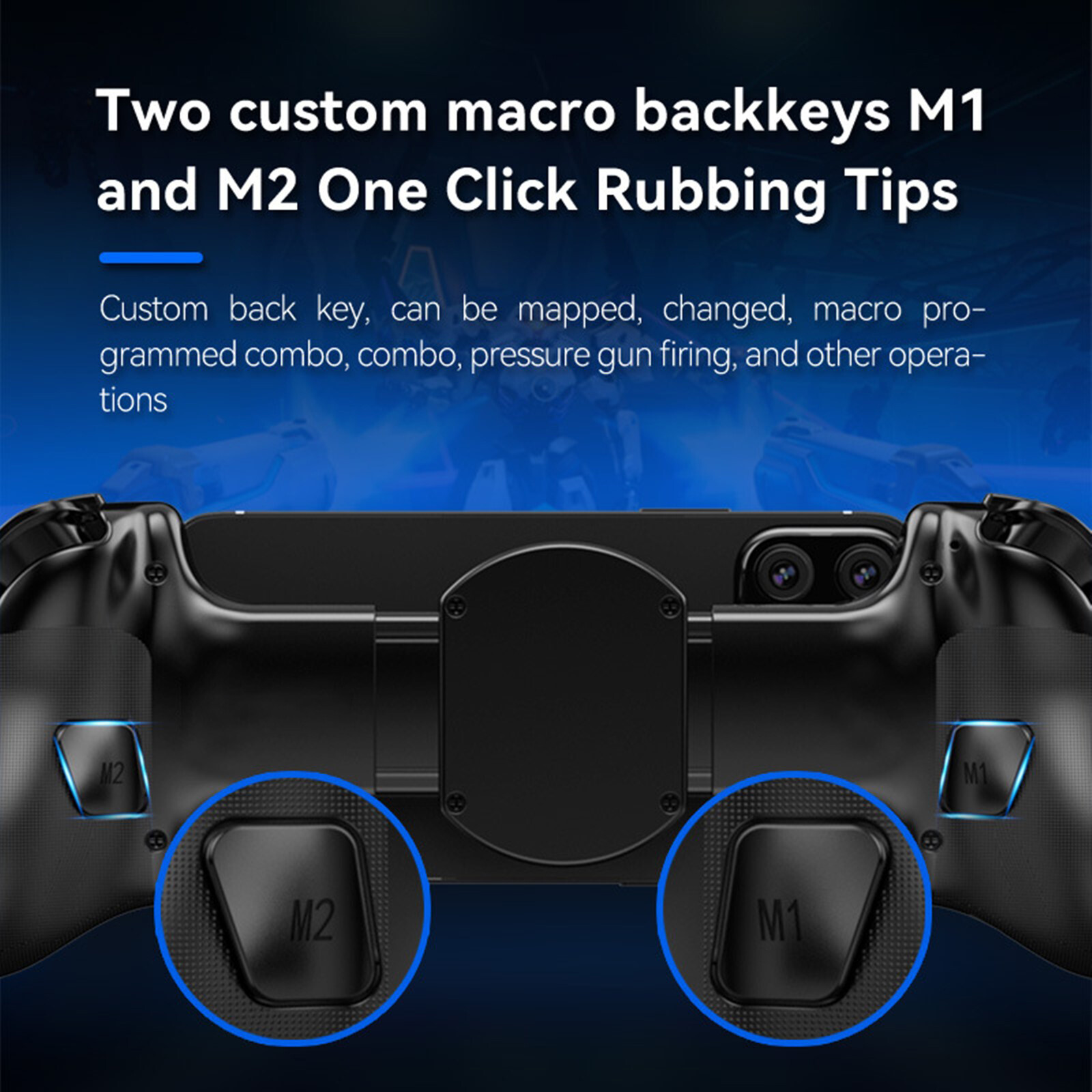 Cordless Telescopic Game Controller for Switch/iOS/Android/PC/Tablet