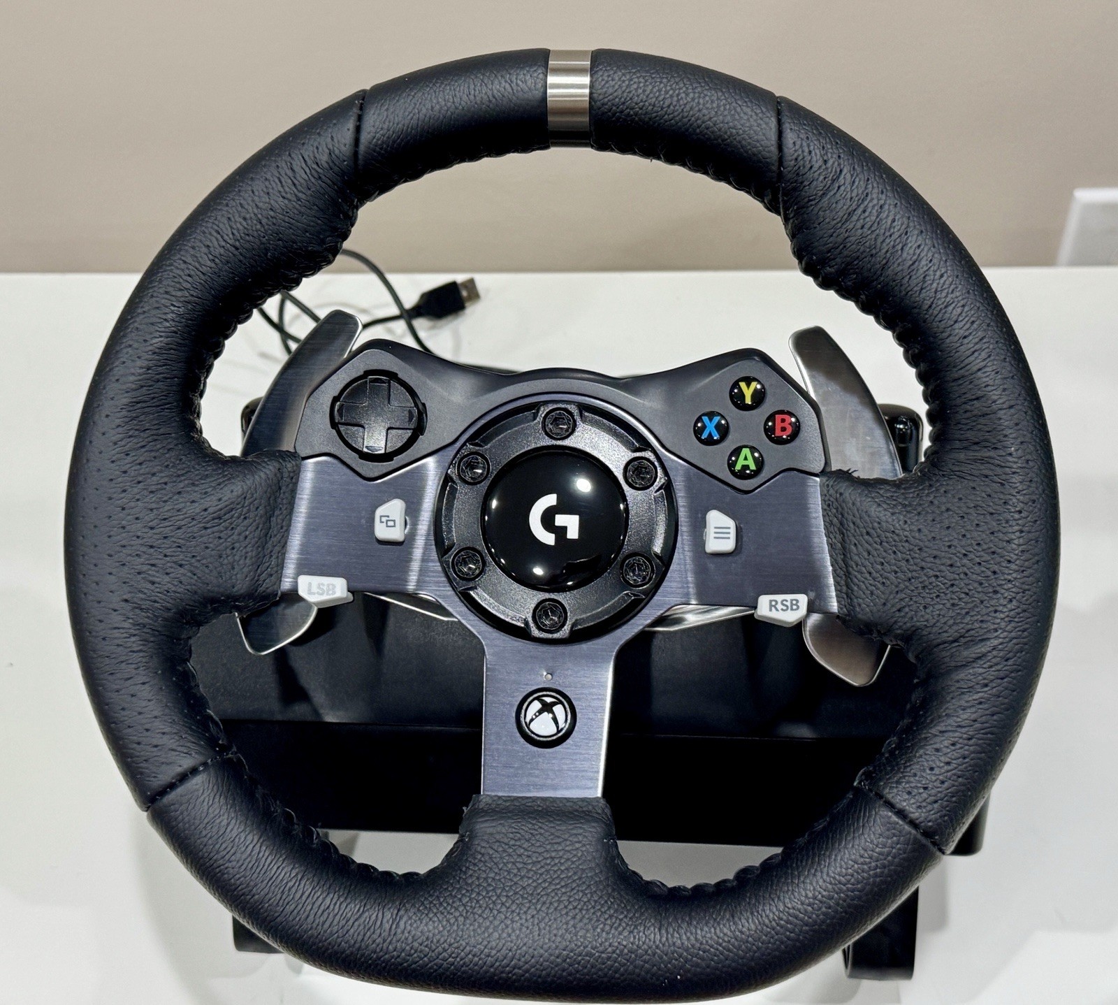 Logitech – G920 Driving Force Racing Wheel, Shifter, and Pedals for Xbox & PC