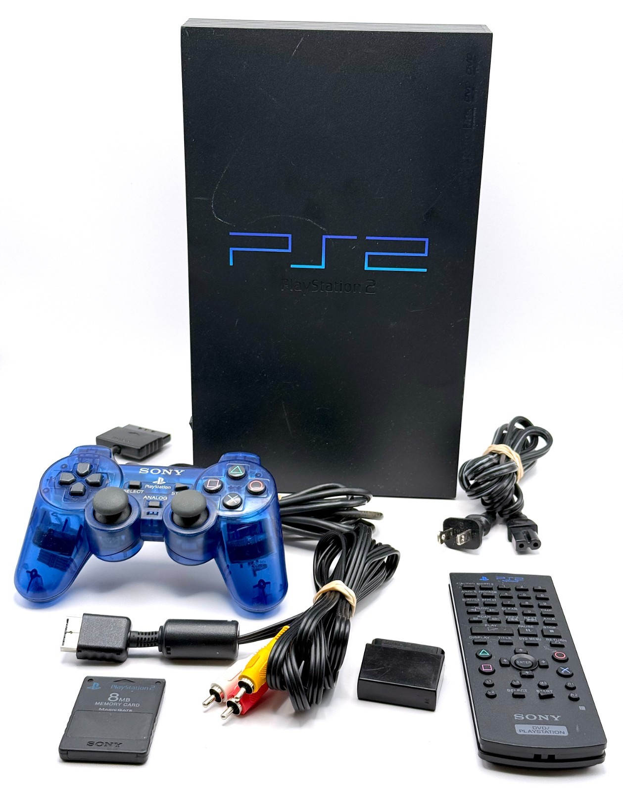Sony PlayStation 2 PS2 Fat Console (SCPH-39001) w/ OEM Controller & Accessories