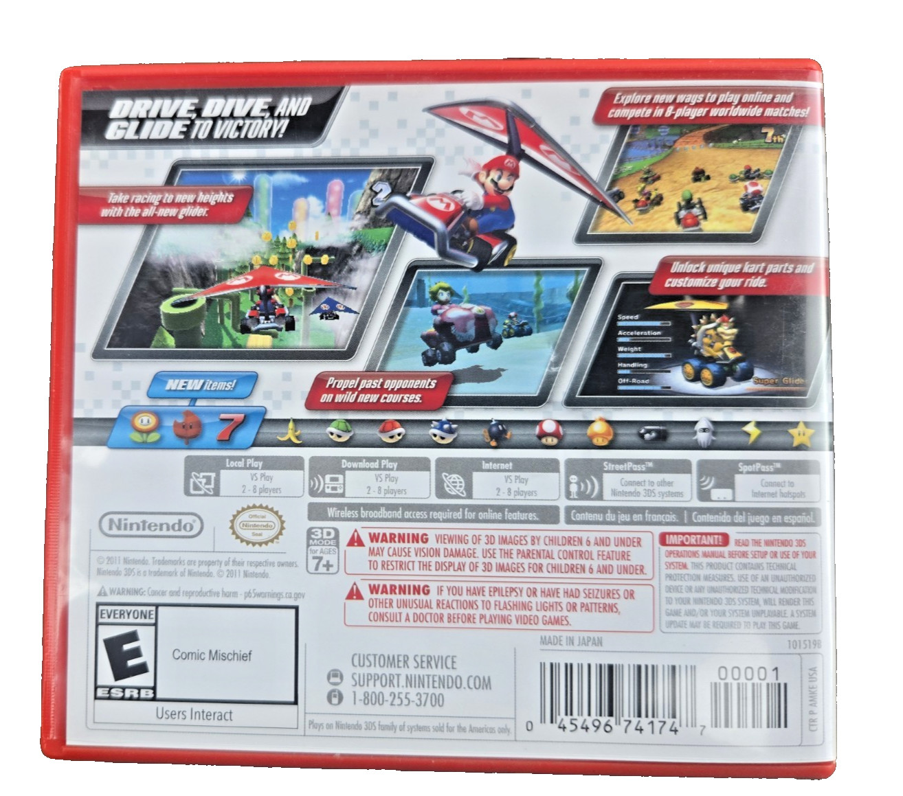 Mario Kart 7 – Nintendo 3DS – Preowned in Original Case