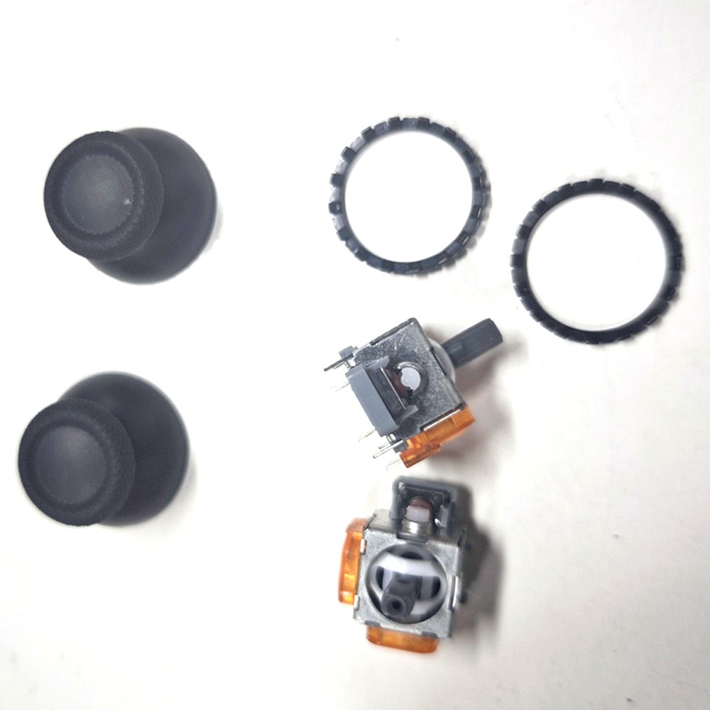 3Sets For PS5 Joystick Upgrade Anti Drift TMR Joysticks Thumbrigs And Rings USA