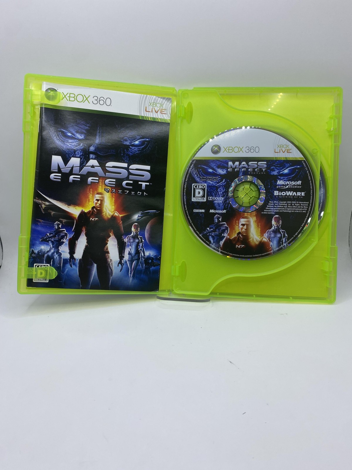 Mass Effect Xbox 360 Game Japan Import NTSC-J CERO D BioWare RPG Complete