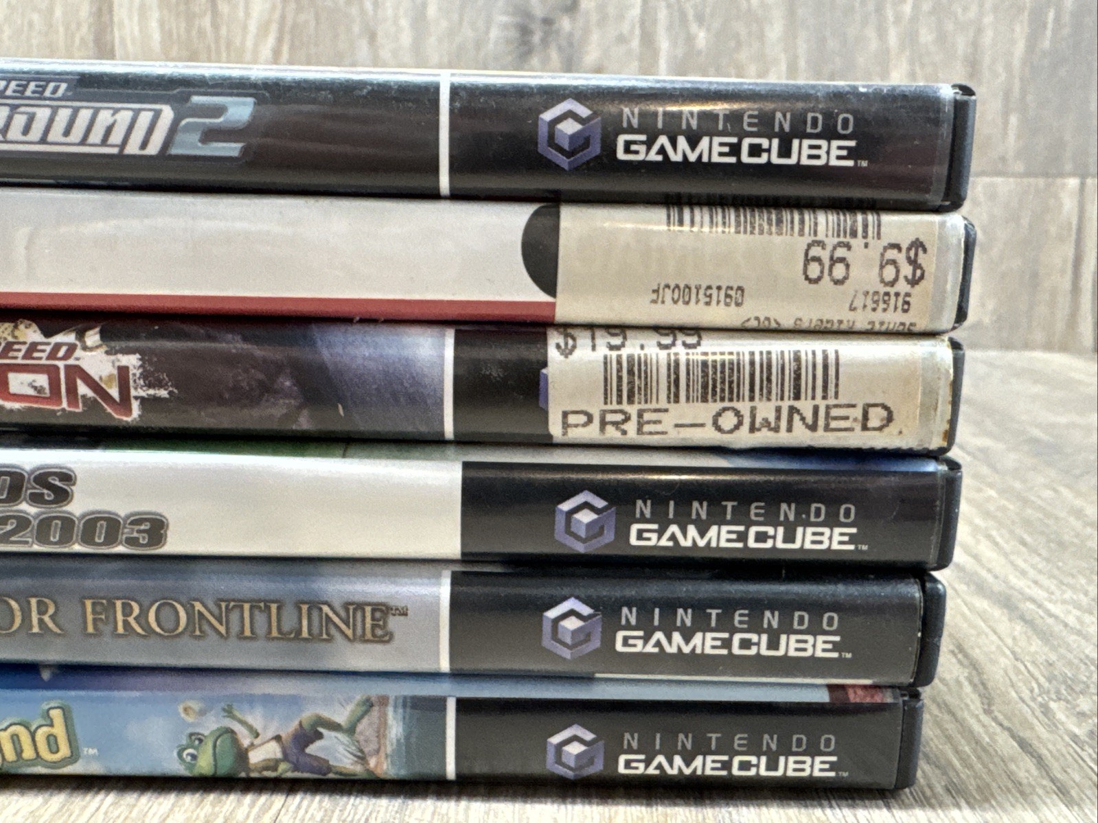 Nintendo GameCube Platinum Silver DOL-001(USA) Console W/ Games