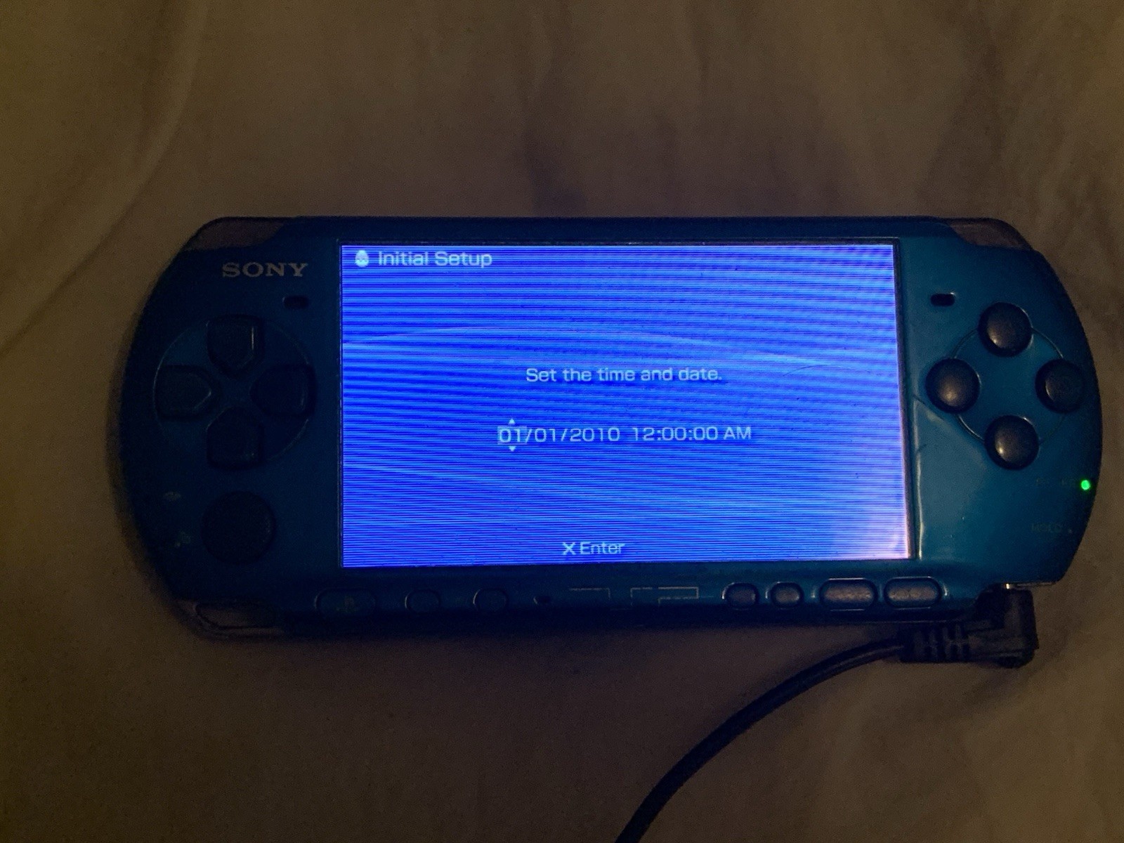 Sony PSP Handheld System Lot of 3 (White/Silver/Blue) and 2 PSP for parts/repair