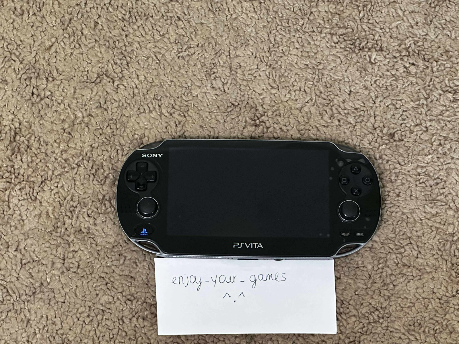 MINT Sony PS Vita OLED PCH-1000/1100 Black Model WIFI w Charger – SHIP IN 1-DAY