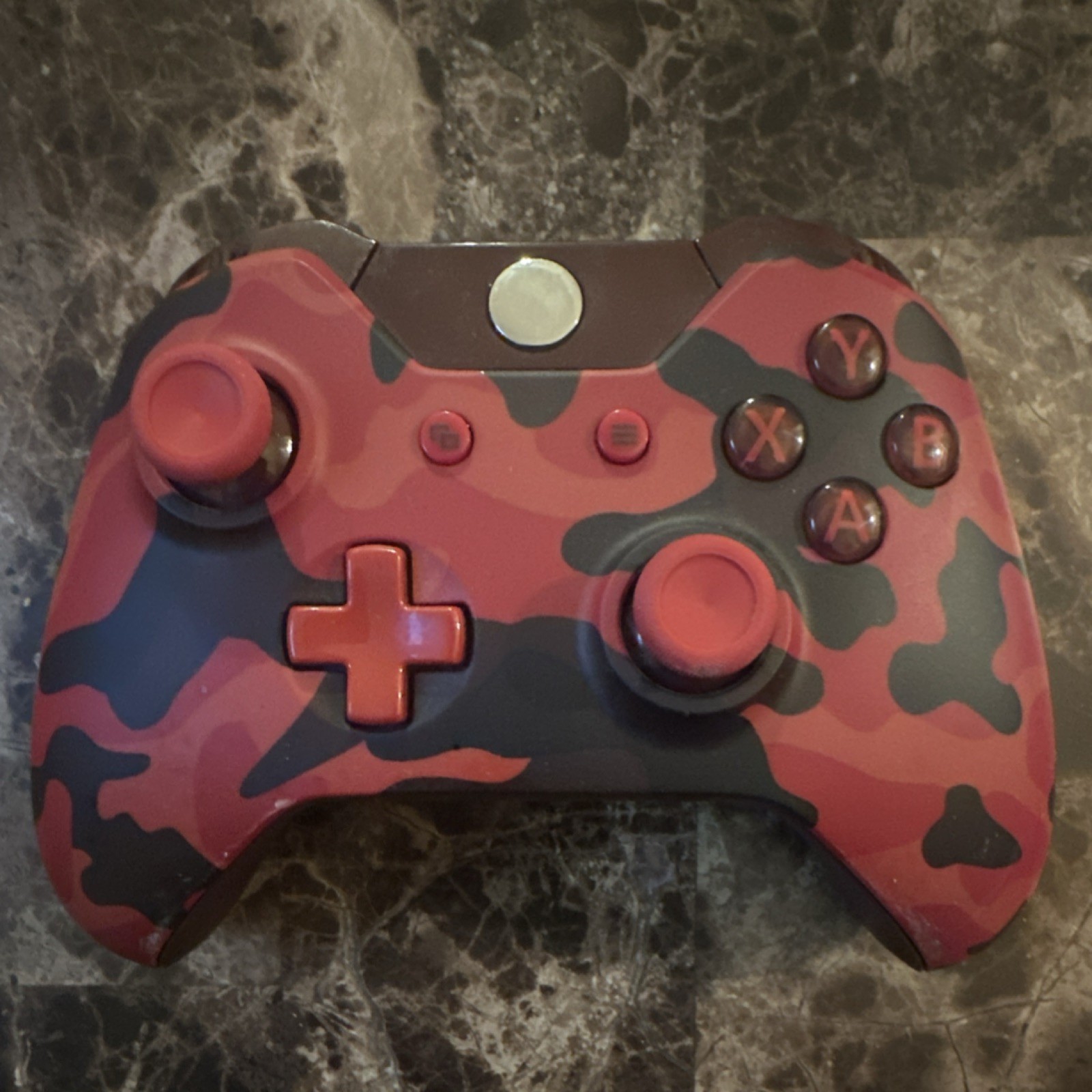Wireless Controller X-4 Red Black Camouflage for Microsoft Xbox One Console