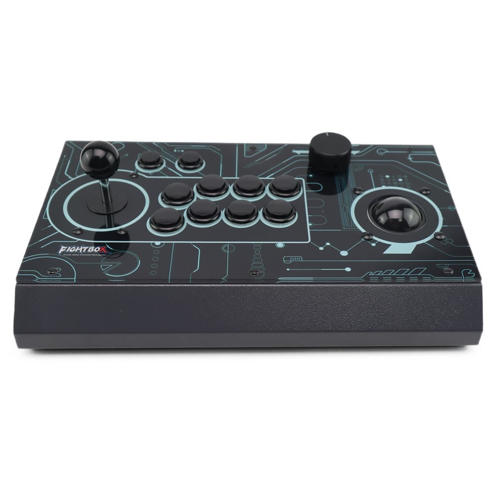 FightBox R10-PRO Arcade Fight Stick With Trackball&Spinner Retro Game Controller