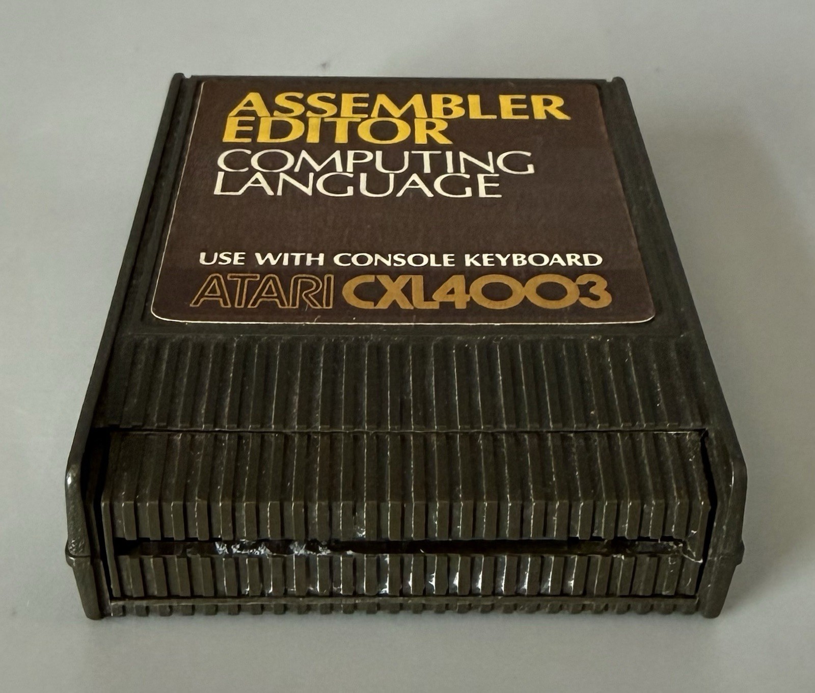 Atari Assembly Editor Cartridge for Atari 400/800 — Tested/Working