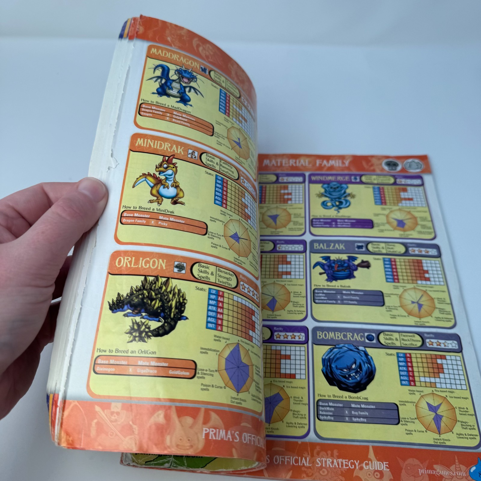 Bad Condition: Prima Dragon Warrior Monsters 2 Game Boy Color GBC Strategy Guide