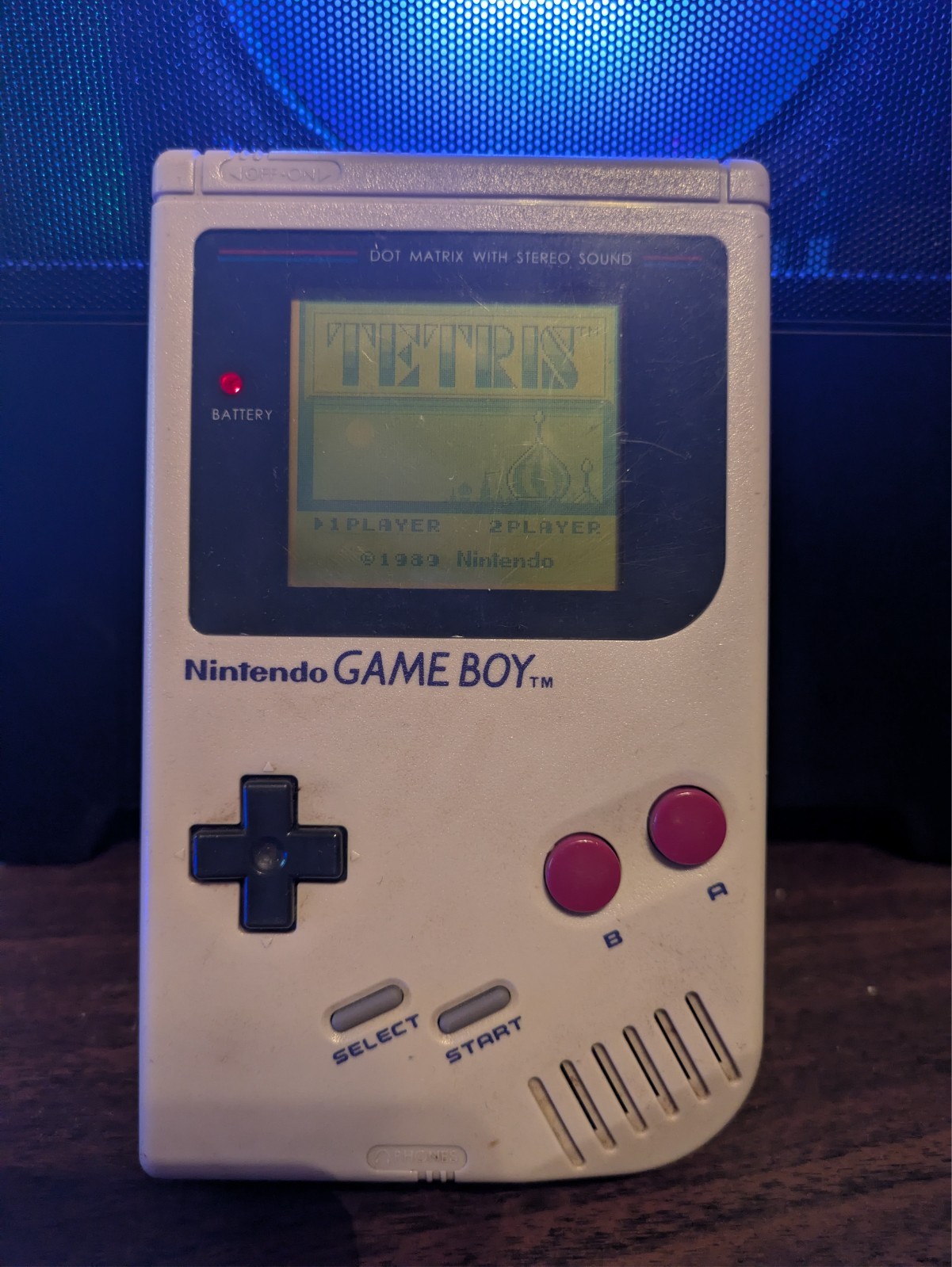 Nintendo Game Boy Launch Edition Handheld System – Gray, Fully working.