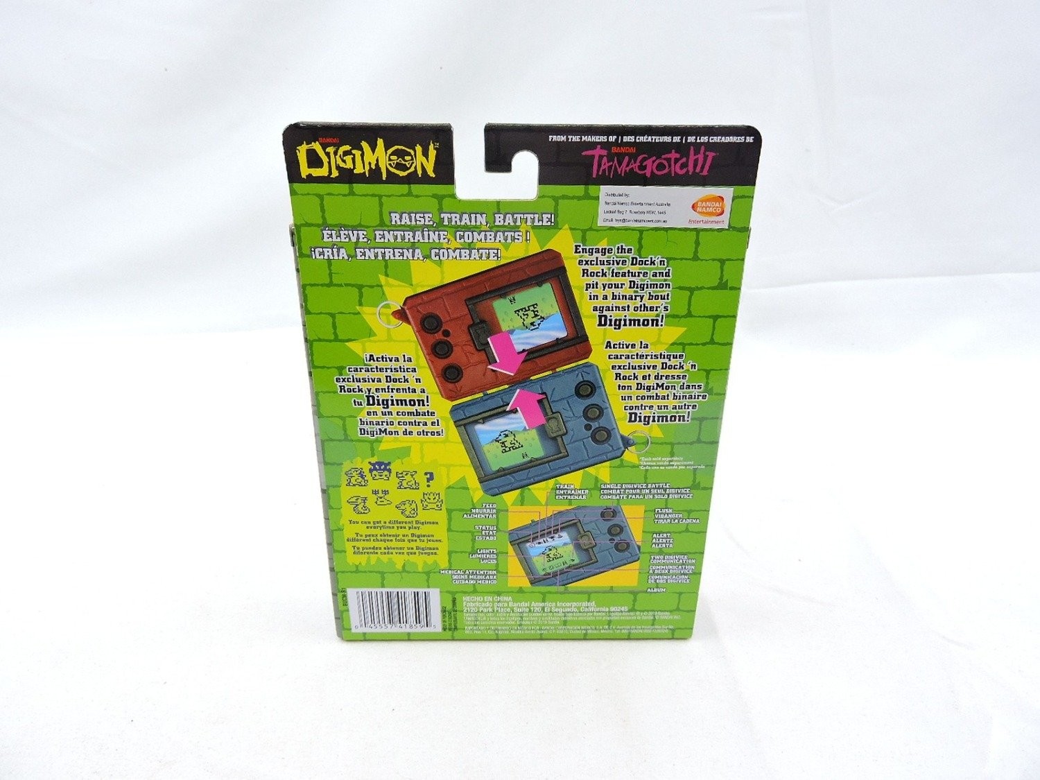 Brand New Bandai Digimon Digivice 20th Anniversary Black and White Electronic…