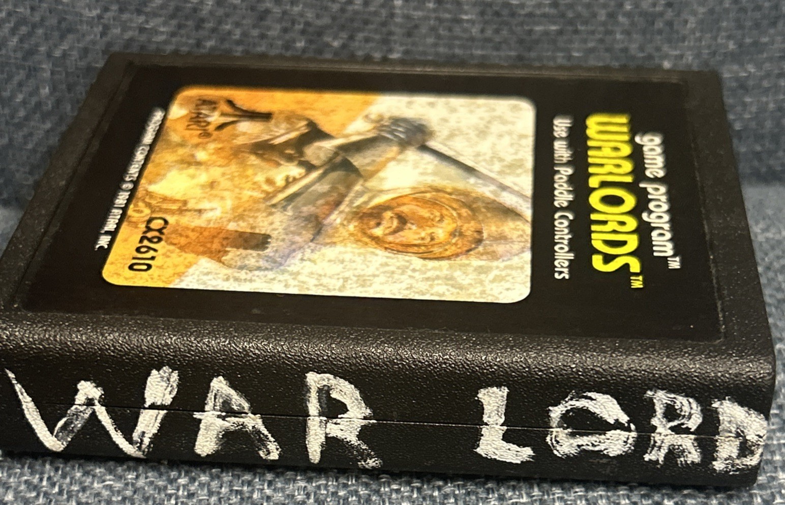 Lot Of 3 Atari Games. Sorcerer, Warlords & Raiders of The Lost Ark. – Tested