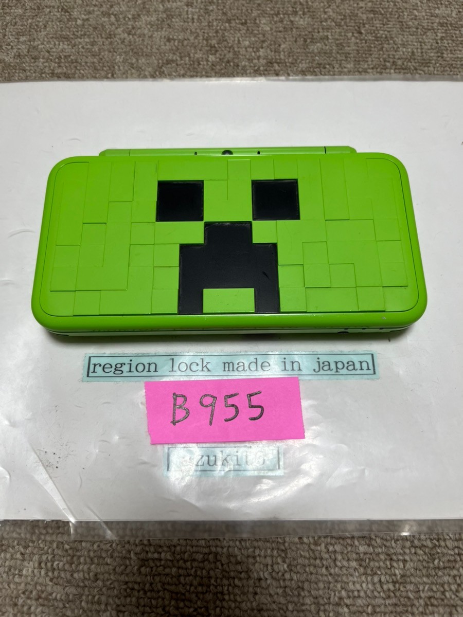 New Nintendo 2DS XL LL Minecraft Creeper Edition Console region Japanese B955