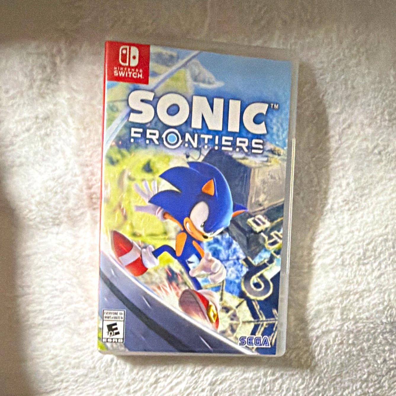 SEGA Sonic Frontiers Nintendo Switch w/ Case & Insert E10+ NTSC-U/C 2022