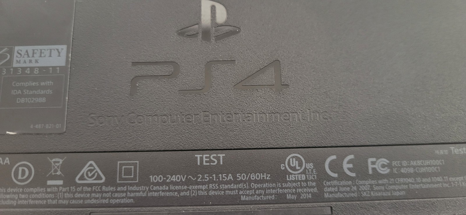 Sony PS4 Test Kit 500MB Console Gaming System DUH-T1000AA