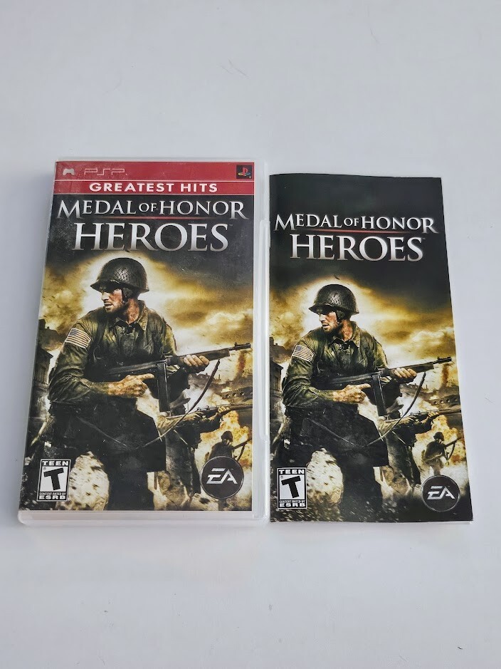 Medal Of Honor Heroes Sony PSP Multi Online Playability With Booklet Pre-Owned