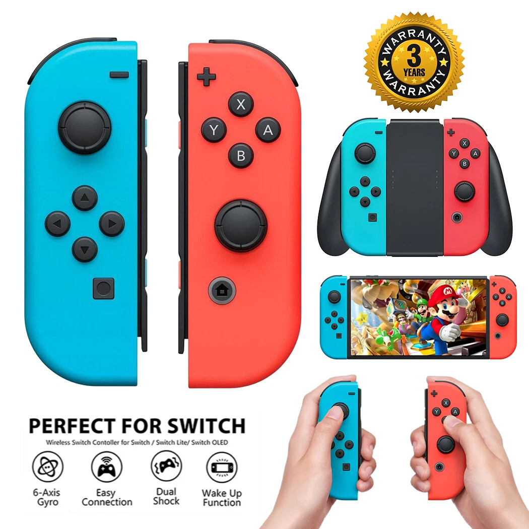For Nintendo Switch Joy Con Controller Left + Right Wireless Pair Gamepad Joypad
