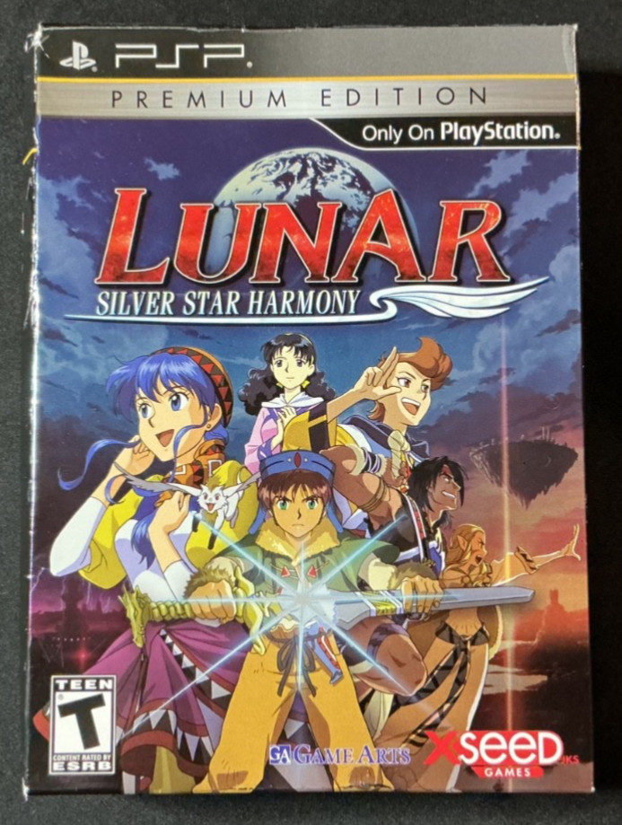 **PSP Lunar: Silver Star Harmony Limited Edition-Free Shipping **