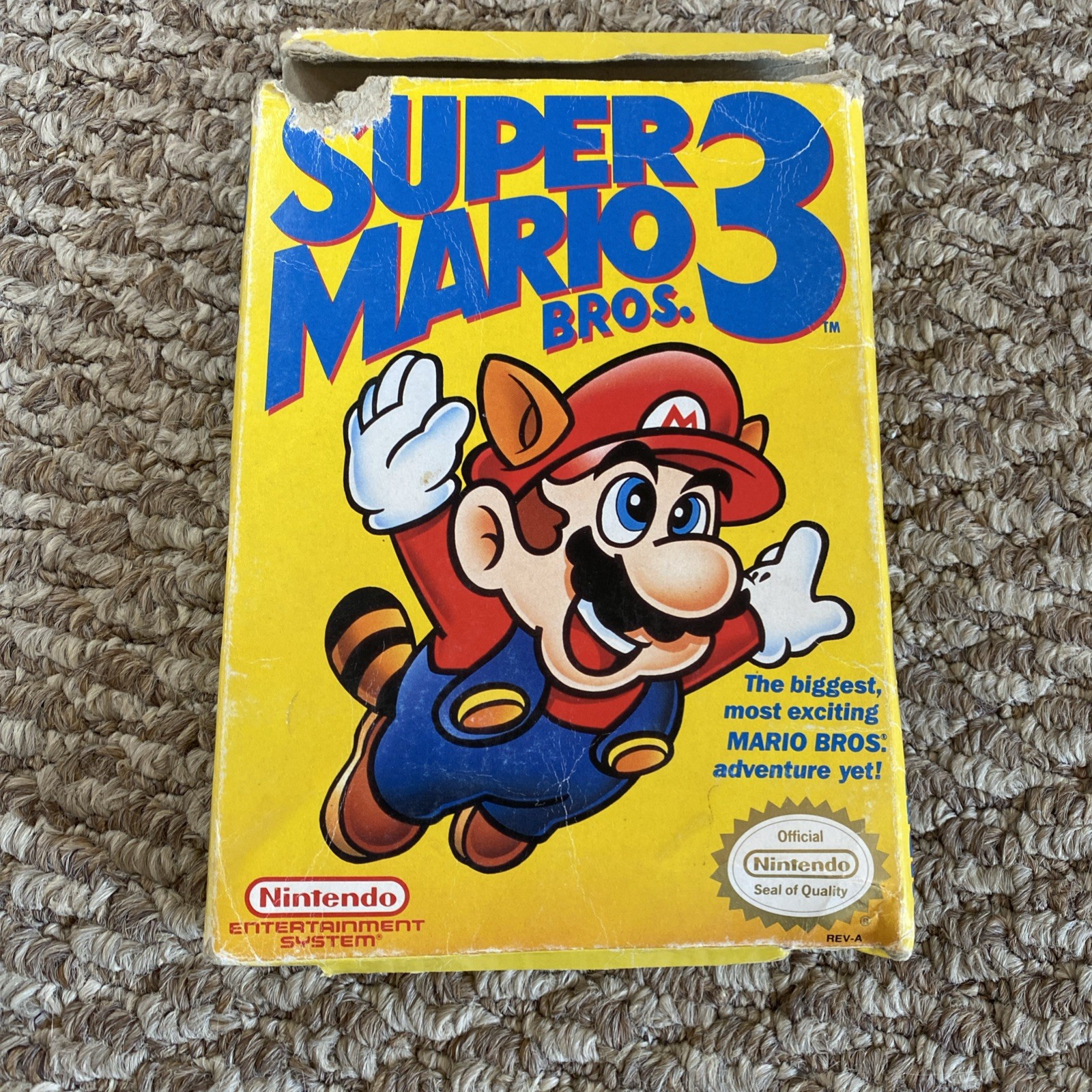 Super Mario Bros 3 (NES) Works Great Complete Cib In Box