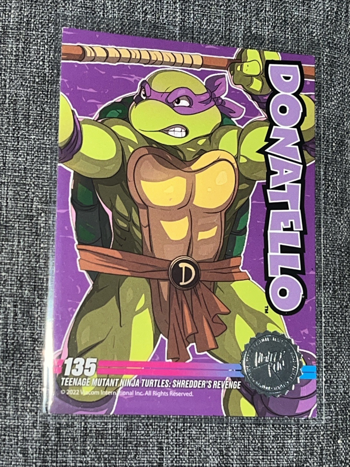 TMNT Shredder’s Revenge – Limited Run Games LRG – Trading Card – 135 – Silver
