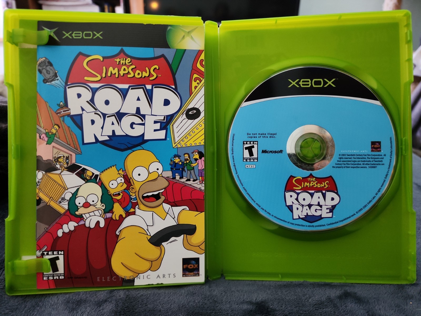 Simpsons Road Rage (Microsoft Xbox, 2001)
