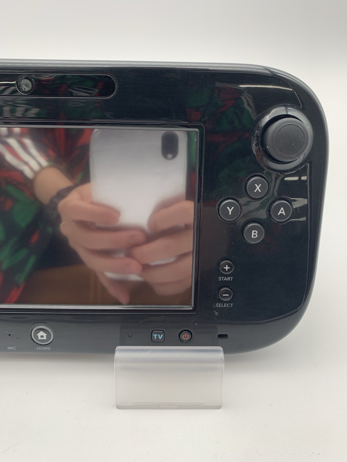 Nintendo Wii U WUP-010 Gamepad Only Black Works Tested 0703-205
