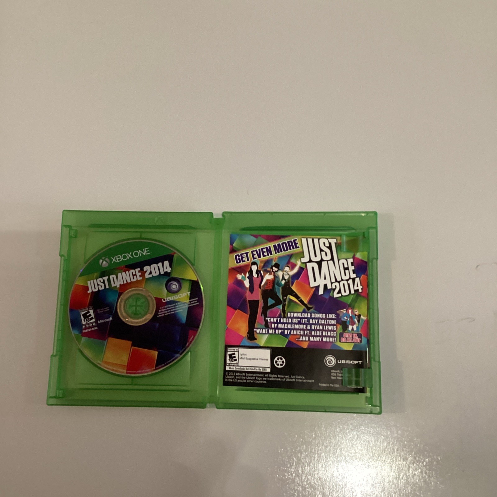 Ubisoft Just Dance 2014 Xbox One Multiplayer Manual Online Playability