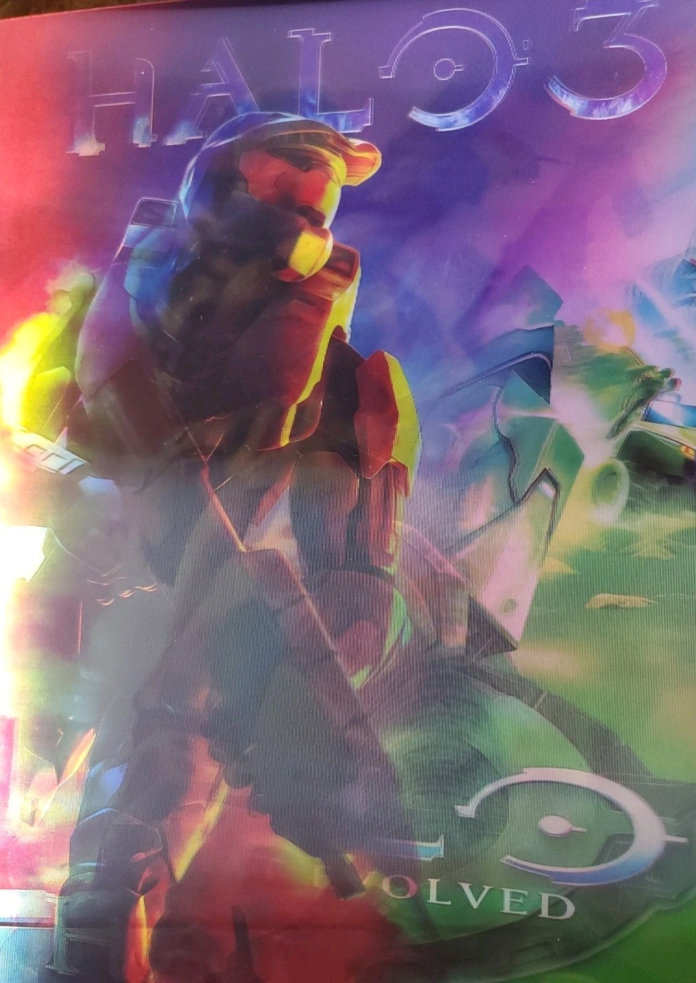 MASTER CHIEF SPARTAN 117 🔫 HALO I, II, III 3D LENTICULAR POSTER!! 🔥 🔥 🌎