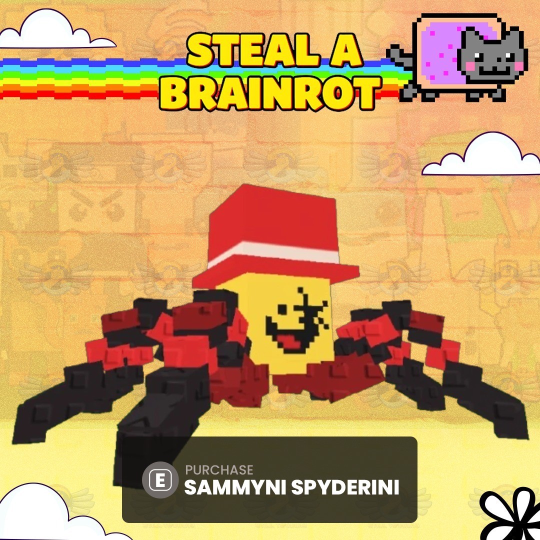 Sammyni Spyderini- Steal a Brainrot