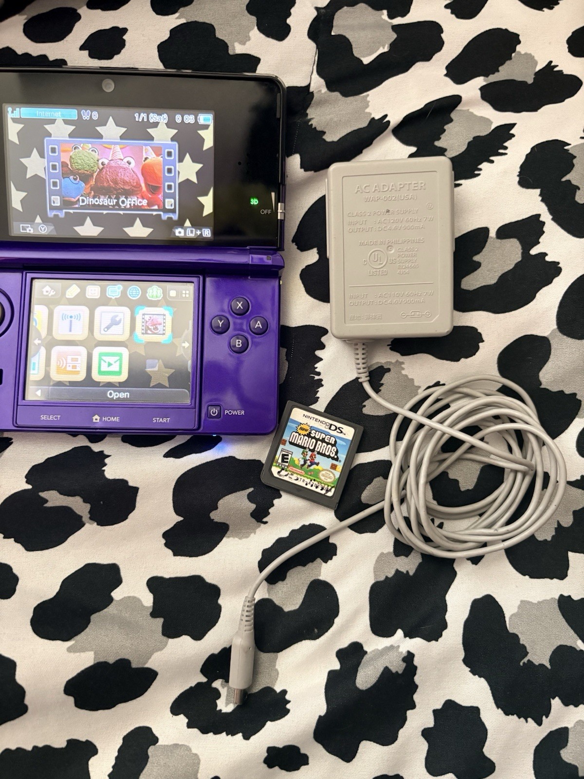 Nintendo 3DS Midnight Purple Portable Gaming Console