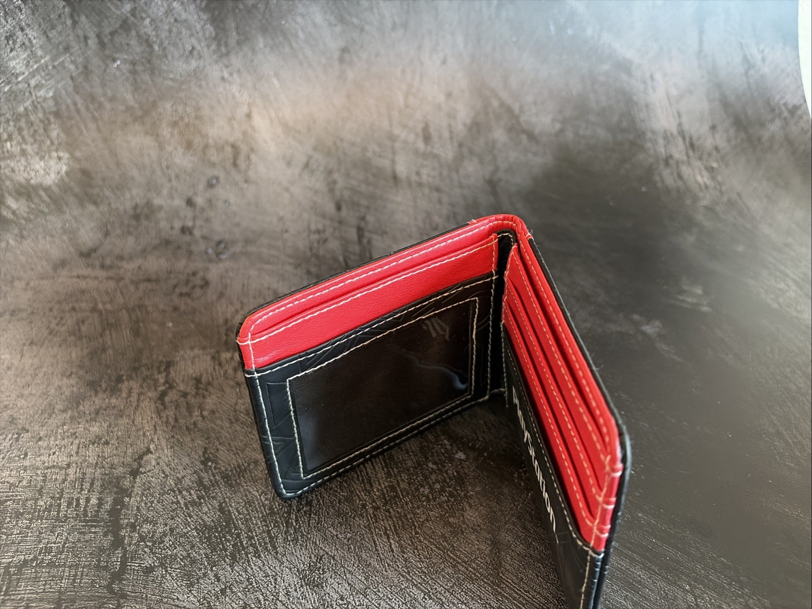 Sony PlayStation Wallet Black Synthetic Leather